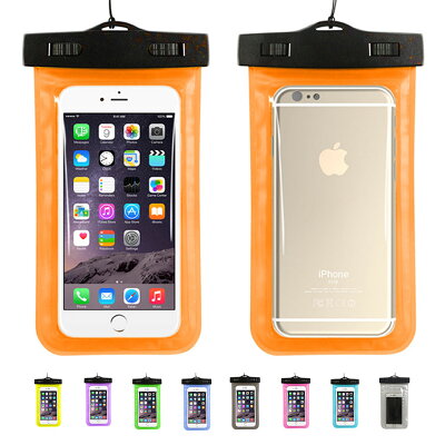 【送料無料】防水ケースiPhone防水ケースIPX8アイフォン防水ポーチiPhonePlusXperiaGALAXYスマホスマートフォンデジカメ防水ケース海プール財布小銭入れコインケーススキー場入れたまま通話可能なめらか触感操作性抜群