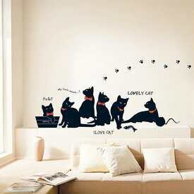 楽天市場 黒猫 壁紙 装飾フィルム インテリア 寝具 収納 の通販