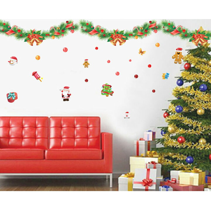 楽天市場 ウォールステッカー クリスマス 飾り 壁紙 クリスマスリース 花 オーナメント ウォールステッカー 北欧 ウォールステッカー 植物 木 ウォールステッカー 英字 壁紙 トイレ ウォールステッカー 壁紙シール リメイクシート インテリア ケイ ララ 楽天市場店