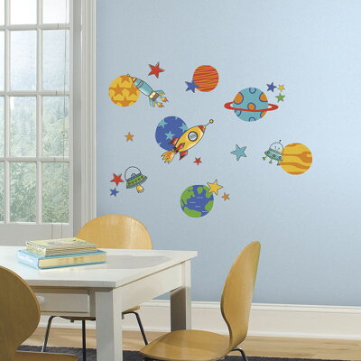 楽天市場 ウォールステッカー ロケット 宇宙船 星 プラネット プラネッツアンドロケッツ ルームメイツ Roommates 不透明 かっこいい北欧 シンプル シール のり付き 壁紙シール キッチン リビング 子供部屋 保育園 幼稚園 Planets And Rockets ケイ ララ 楽天市場店
