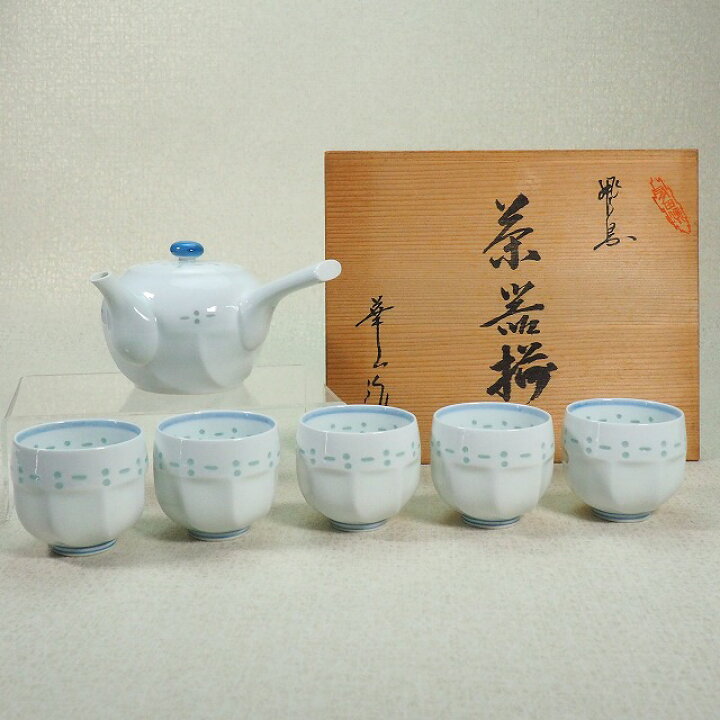 楽天市場】有田焼 蛍手 煎茶碗揃 0181骨董 茶道 煎茶道 茶道具 陶磁器 