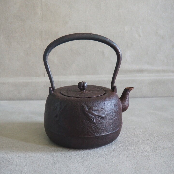 楽天市場】鳥文様 南部鉄瓶 0210煎茶道具 やかん 薬缶 鋳物 茶道具 