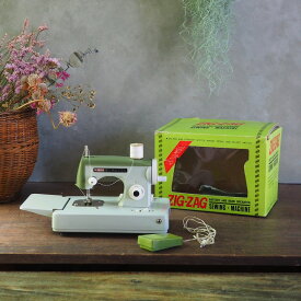ZIG-ZAG　電動トイミシン【中古】アンティーク レトロ ビンテージ 玩具JAPAN japanese antique vintage toy