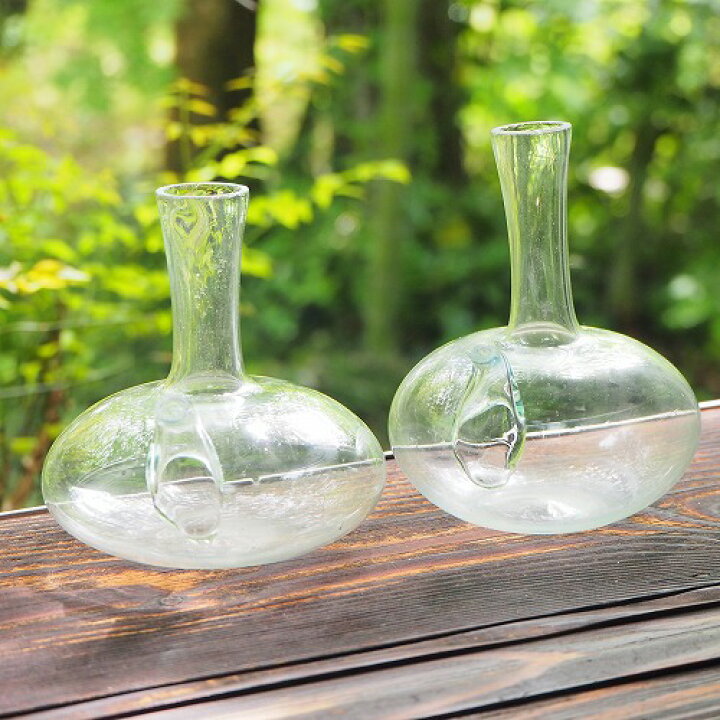 楽天市場】和ガラス 吸い飲み ガラス 2個セット 0184レトロ 雑貨 酒  