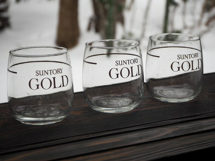 楽天市場】SUNTORY GOLD サントリー ノベルティグラス 0187【中古 
