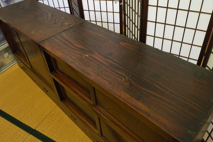 楽天市場】古箪笥 前面ケヤキ材 水屋箪笥 0267 和箪笥 タンス  