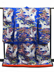Japanese bridal costume Uchikake 0001 Japanese vintage kimonojapanese vintage clothes beauty silk 【中古】和装 着物 打掛 花嫁衣裳