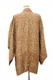 haori Jacket weeping cherry blossoms pattern 0053 haori Japanese vintage silk jacket羽織 和装 着物 小紋 帯【中古】japanese kimono japanese vintage clothes beauty