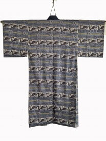 雲龍文様男性襦袢 0003 "Juban" 0003 Cloud and dragon pattern　Japanese vintage kimono underwearメリンス 古布 古裂 着物 着物