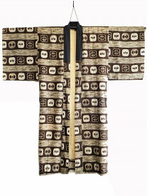 日本刀 つば柄 文様 着物肌着男性襦袢 0021 Japanese sword brim pattern　Japanese vintage kimono underwea化織 古布 古裂 着物 男性着物