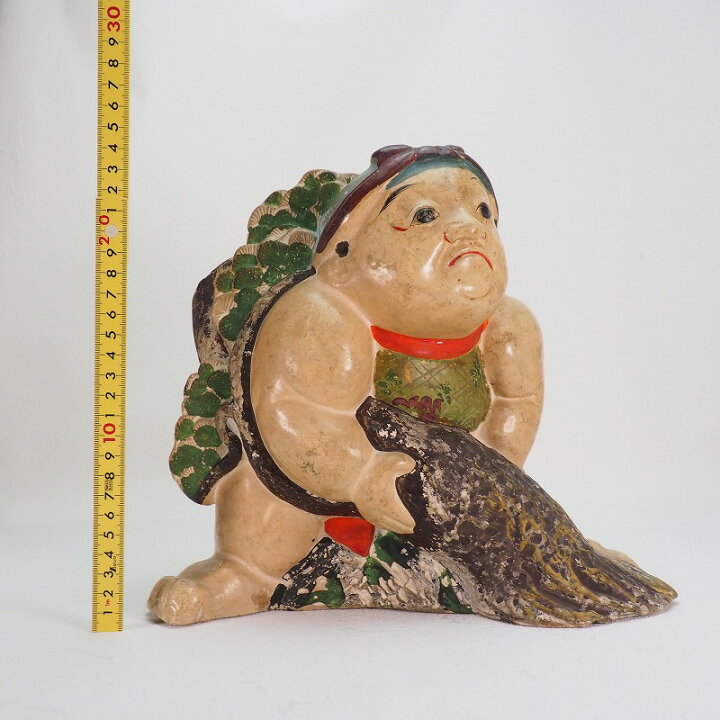 楽天市場】土人形 巨大 土人形 松曳き金太郎 0214 相良人形 雛人形 