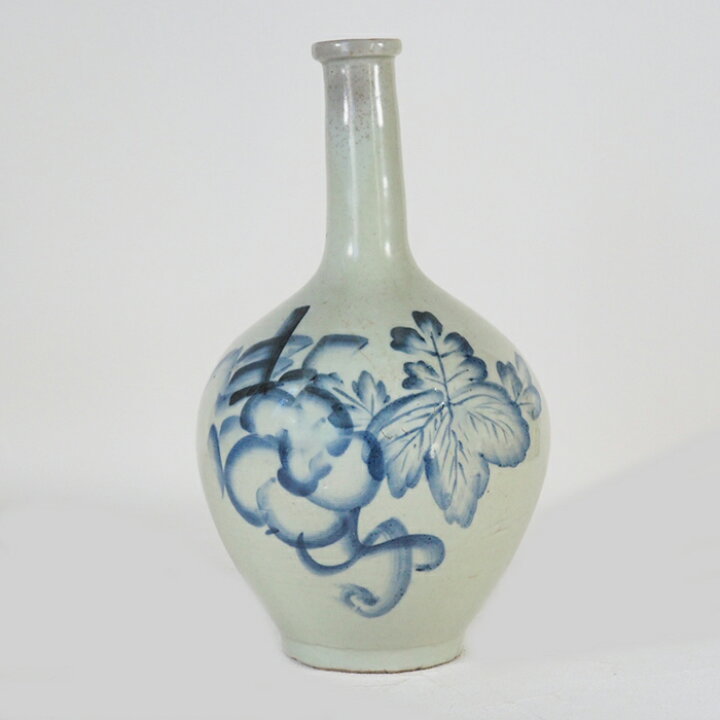 楽天市場】花文様徳利 0213江戸時代 伊万里染付 手描き 酒器 陶磁器 