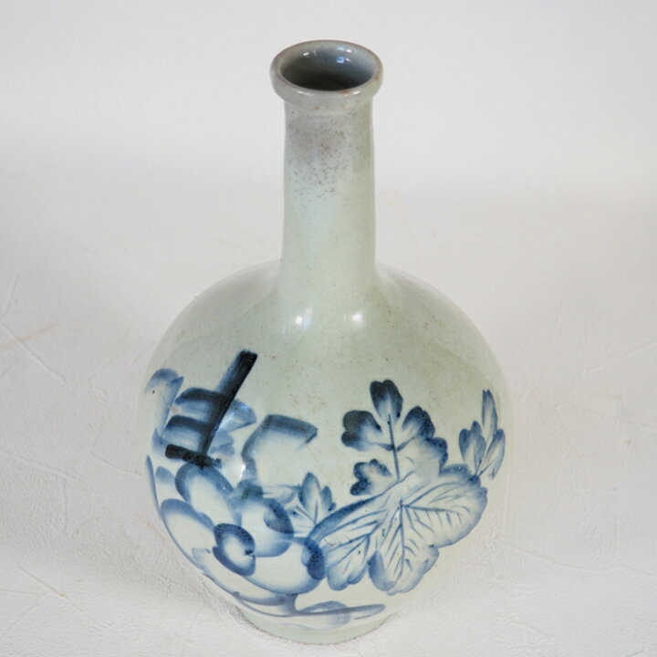 楽天市場】花文様徳利 0213江戸時代 伊万里染付 手描き 酒器 陶磁器 