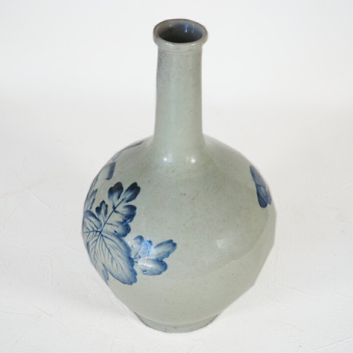 楽天市場】花文様徳利 0213江戸時代 伊万里染付 手描き 酒器 陶磁器 