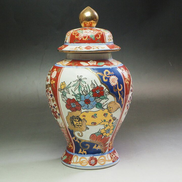 楽天市場】沈香壷 0062色絵 瀬戸物【中古】骨董 アンティークJAPAN 