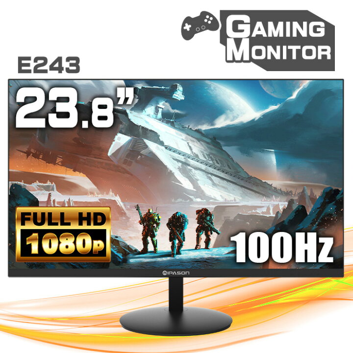 楽天市場】PASOUL ゲーミングモニター IPASON E243 23.8インチワイド  