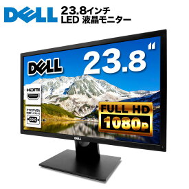 DELL E2418HN 23.8インチワイド LED液晶モニター 薄型 液晶ディスプレイ 1920 x 1080 フルHD 16:9 IPSパネル LEDバックライト付 非光沢 ノングレア HDMI VGA PS4 switch 対応 スイッチ 【中古】