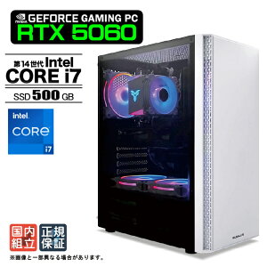 �y�ŒZ�œ������� �����g�� �V�i �ň��l�ɒ���I�z�Q�[�~���OPC �f�X�N�g�b�v�p�\�R�� RTX5060 �p�\�R�� 14���� Intel Corei7 14700F Windows11 SSD 500GB ������ 16GB �f�X�N�g�b�vPC 1�N�ۏ� ���� e�X�|�[�c 