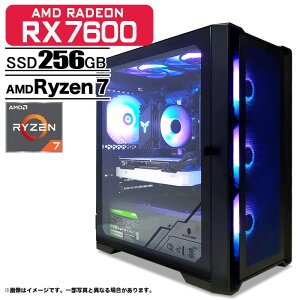 yVizyRTX4060苭!zQ[~OPC fXNgbvp\R ubN bV AMD RADEON RX7600 AMD Ryzen7 5700X NVMe M.2 SSD256GB 16GB Windows11 fXNgbvPC 1Nۏ