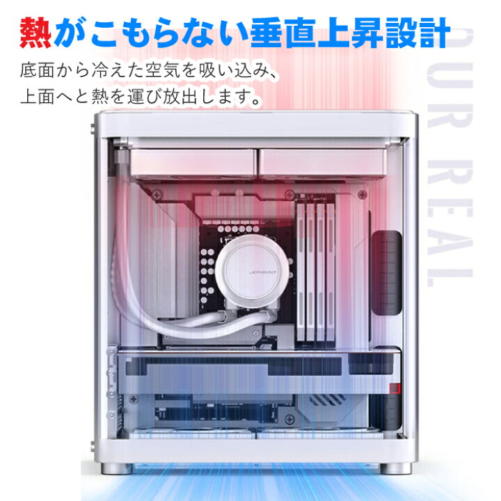 楽天市場】【新品】ゲーミングPC デスクトップパソコン ミニ白色海景房 