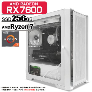 y50%OFFzyVizyRTX4060苭!zQ[~OPC fXNgbvp\R zCg bV AMD RADEON RX7600 AMD Ryzen7 5700X Windows11 NVMe M.2 SSD256GB 16GB LED񓋍ڃt@ fXNgbvPC 1Nۏ 