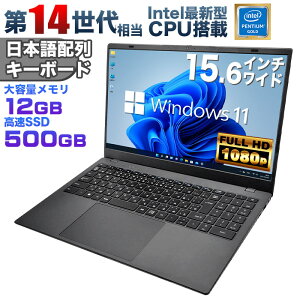 �y�V�i�zWindows11 �m�[�g�p�\�R�� office�t�� 15.6�C���`���C�h�t�� �t��HD Intel Pentium GOLD 6500Y ������12GB �V�iSSD500GB NVMe PCIe3.0 USB3.0 HDMI ���{��z��L�[�{�[�h�yNC15�z