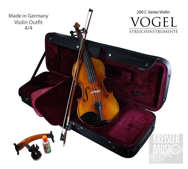 楽天市場】Vogel 200 高級 バイオリン セット 本体 ペルナンブーコ弓
