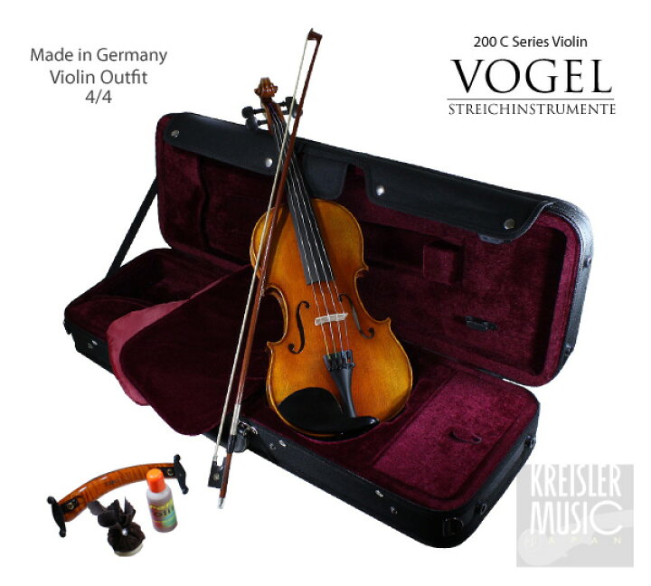楽天市場】Vogel 200 高級 バイオリン セット 本体 ペルナンブーコ弓 
