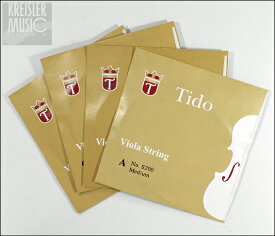 ビオラ弦 ティド TIDO 4弦セット 明るく大きな音♪ スチール弦