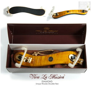 �o�C�I���� ������ Viva-La-Musica �r�o�����W�J Diamond �_�C�A�����h Shoulder Rest ����, ��, �p�x, ���ߎ��� 3/4-4/4�T�C�Y