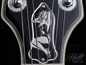 ギター ロッドカバー ギターパーツ Gibson ギブソン レスポール SG ES-345など トラスロッドカバー 真鍮 Hell Guitars Pinup Girl
