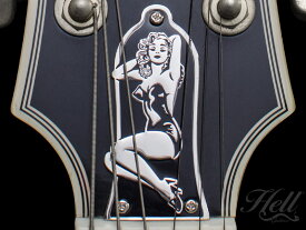 ギター ロッドカバー ギターパーツ Epiphone エピフォンなど トラスロッドカバー 真鍮 Hell Guitars Pinup Girl