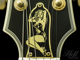ギター ロッドカバー ギターパーツ Epiphone エピフォンなど トラスロッドカバー 真鍮 Hell Guitars Pinup Girl ゴールド