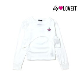 60%OFF セール 【返品・交換不可】 by LOVEiT バイラビット 子供服 23春 ショート丈Tシャツ＋タンクトップセット by7831209