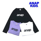 ANAP KIDS アナップキッズ 子供服 24春夏 anap ロゴ プリント ロンT 長袖 Tシャツ anp4233214