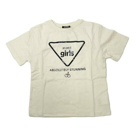by LOVEiT バイラビット 子供服 24春 girlsマークバックフリルTシャツ by7841220
