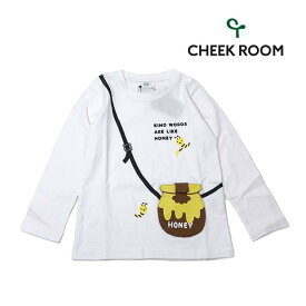 CHEEK ROOM チークルーム 子供服 24春夏 ハチミツロングTシャツ chr440207
