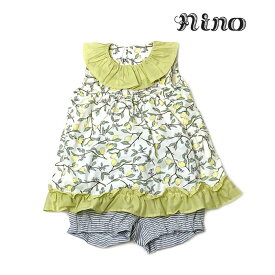 nino ニノ 子供服 24春夏 れもんプリントBabyスーツ nino124286126
