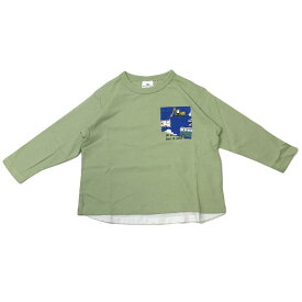 50%OFF セール 【返品・交換不可】 SKAPE エスケープ 子供服 24春 ポケットロンT skp11321108