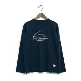 快晴堂 かいせいどう ロゴT『旅への便り』 長袖UNI-Tシャツ/BASIC FIT A柄：『軽快なカラベルに乗って...』 24春夏 41C-101