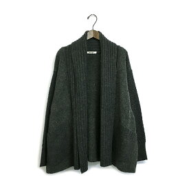 セール 30%OFF 返品・交換不可 tumugu： ツムグ シェットランドウール×ニットフリース トッパーカーディガン 2022 winter collection TK22413