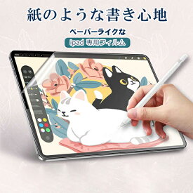ペーパーライク フィルム iPad 保護フィルム 高密度素材 極薄 非光沢 書き味向上 反射防止/指紋防止 ペン先摩耗軽減 ケント紙 描き心地 指紋防止 撥水 PET素材 IPAD 10 IPAD 2021 2020 2019 air/1/2/3/4/5 mini 2/3/4/5/6 Pro 2018 2020 2011 2022
