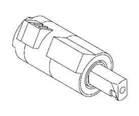 【TOTO】トイレ部品・補修品　ソフト閉止ユニット（便ふた用）　TCH621RS　エロンゲート　ウォシュレット部品　オプション品　便ふた開閉　定形外郵便送料無料