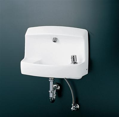 【TOTO】コンパクト手洗器 ハンドル式水栓セット LSL870APR 壁掛 壁排水 Pトラップ 送料無料 メーカー直送品のサムネイル