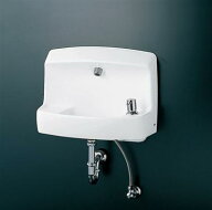 【納期未定】TOTO コンパクト手洗器 LSL870APR メーカー直送品 ハンドル式水栓セット 壁排水 Pトラップ