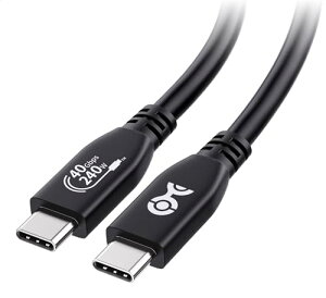 [USB-IFF] Cable Matters 40Gbps USB 4P[u 1m, 8KrfI, 240W[d, USB4P[u/USB CfBXvCP[u PD 3.1, Thund