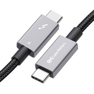[CeF] Cable Matters ґg 40Gbps Thunderbolt 4 P[u 0.5m ubNA240W [dd͋ 8K rfIt - Apple