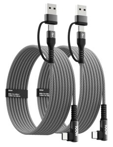 MINLU usb[dP[u ly100W/5A}[d 1.2m O[z^Cvc P[u USB-Agݍ킹ό` f[^R[h iPhone 15 /PRO Mac