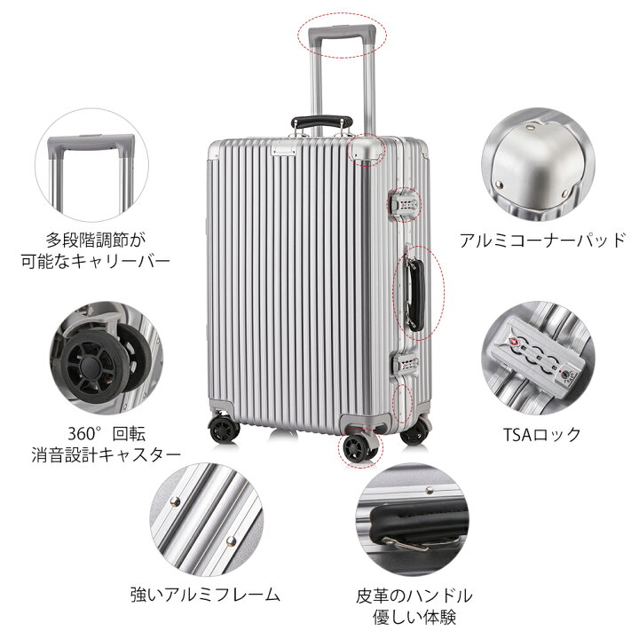 楽天市場】【クーポンで9600円～☆1年保証付き】キャリーバッグ 