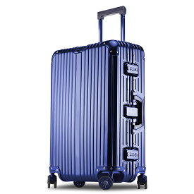 【最安値に挑戦！ 】スーツケース キャリーケース アルミ合金ボディ TSAロック搭載 アルミフレーム Mサイズ 65L【1年保証】